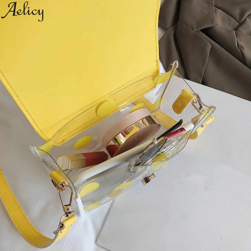 Женская полупрозрачная Сумка Кроссбоди Aelicy с фруктами Милая женская сумка