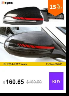 C63 Стиль углеродное волокно задний багажник спойлер для Benz C class C180 C250 W205 2 купе- год C205 автомобиль спойлер заднего крыла