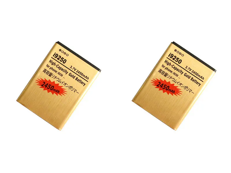 Ciszean 10 шт./лот 2450 мА/ч EB-L1F2HVU EBL1F2HVU EB L1F2HVU золото запасная батарея для Samsung Galaxy Nexus