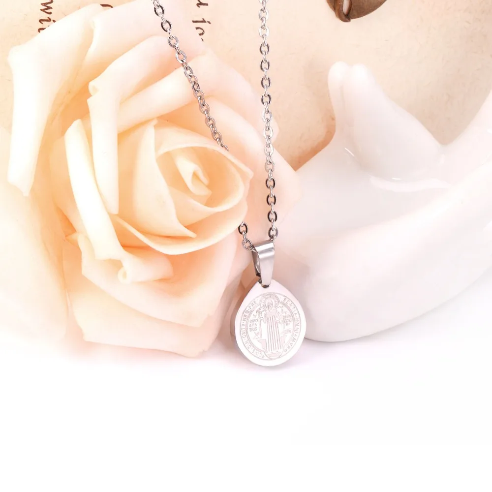 LUXUKISSKIDS 5 шт./лот 316L нержавеющая сталь Писания кулон ожерелья женские модные