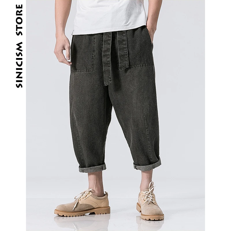 Sinicism Store 2018 новый мужской 5XL свободные джинсы мужские повседневные винтажные
