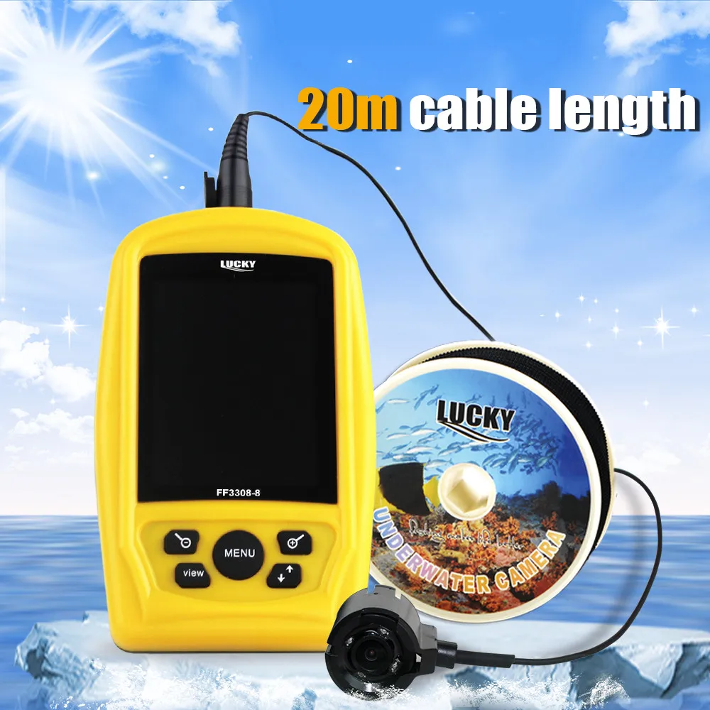 LUCKY портативная камера для подводной рыбалки и осмотра система CMD датчик 3 5 дюймов