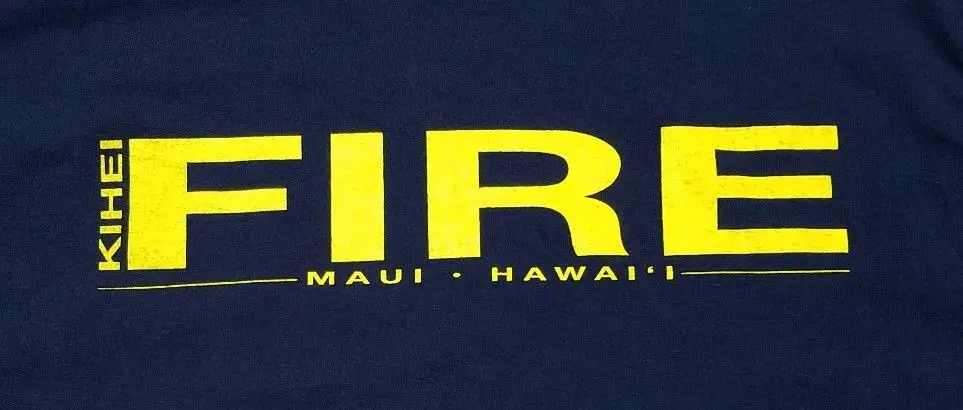 Мауи Пожарная служба MFD KIHEI HAWAII Engine 6-Футболка Мужская Средняя-большая | одежда