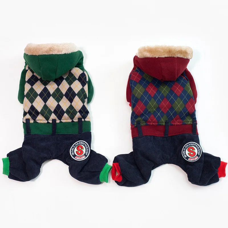 OLN 2019 осень и зима новая одежда для домашних животных Товары собаки хлопок плюс