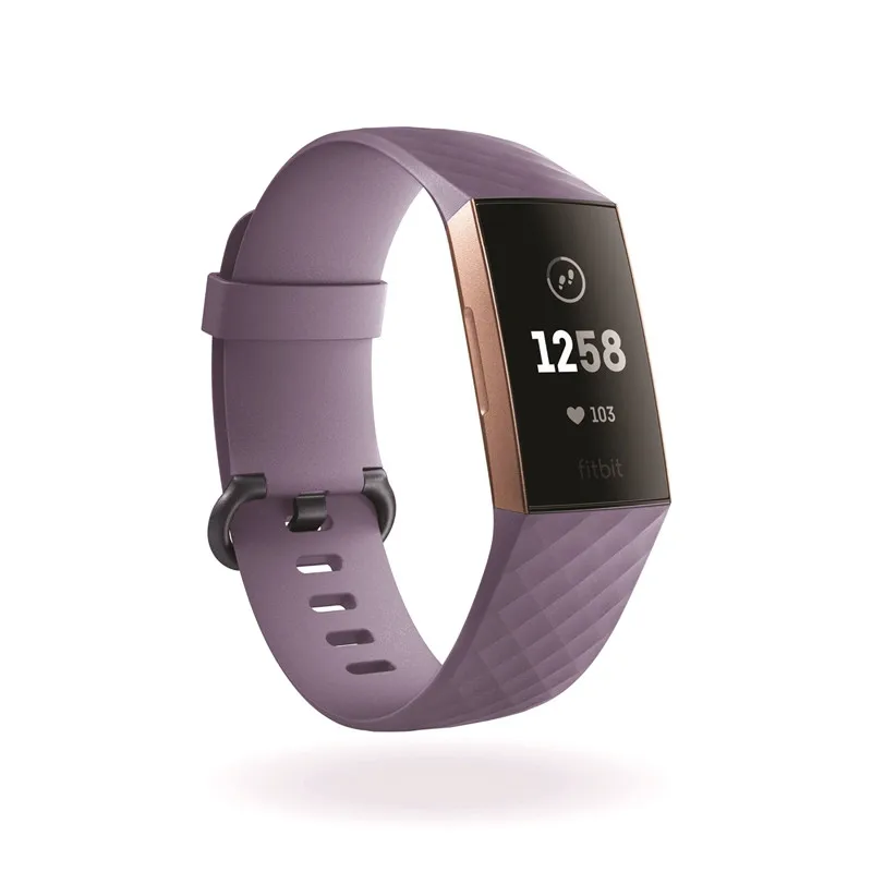 Для женщин и мужчин, однотонный браслет, ремешок для Fitbit Charge 3, ремешок для мужчин, t Watch Band для Fitbit Charge 3, аксессуары для смарт-часов - Цвет ремешка: lavender
