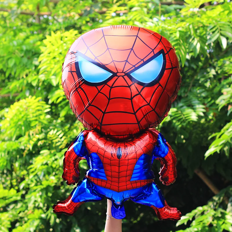 2 шт./лот Человек паук 80 см алюминиевый воздушный шар для детской вечеринки