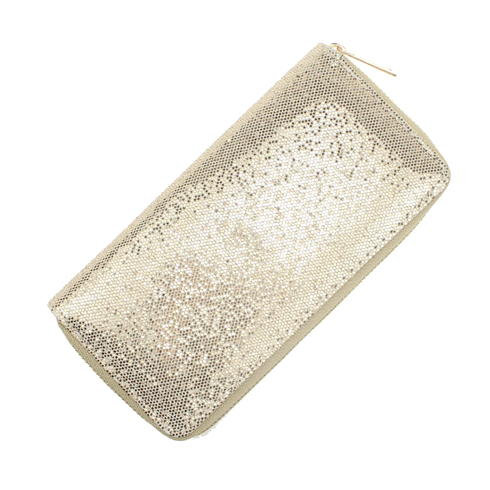 Cheap Silver Eyebrow Printing Womens Wallets And Purses Zipper Long Clutches Women Credit Card Wallet Travel Phone | Багаж и сумки