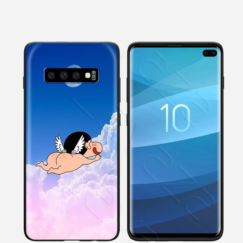 Lavaza Crayon Shin-chan чехол для Samsung Галактики S6 S7 край J6 S8 S9 S10 плюс A3 A5 A6 A7 A8 A9 Note 8 9 |