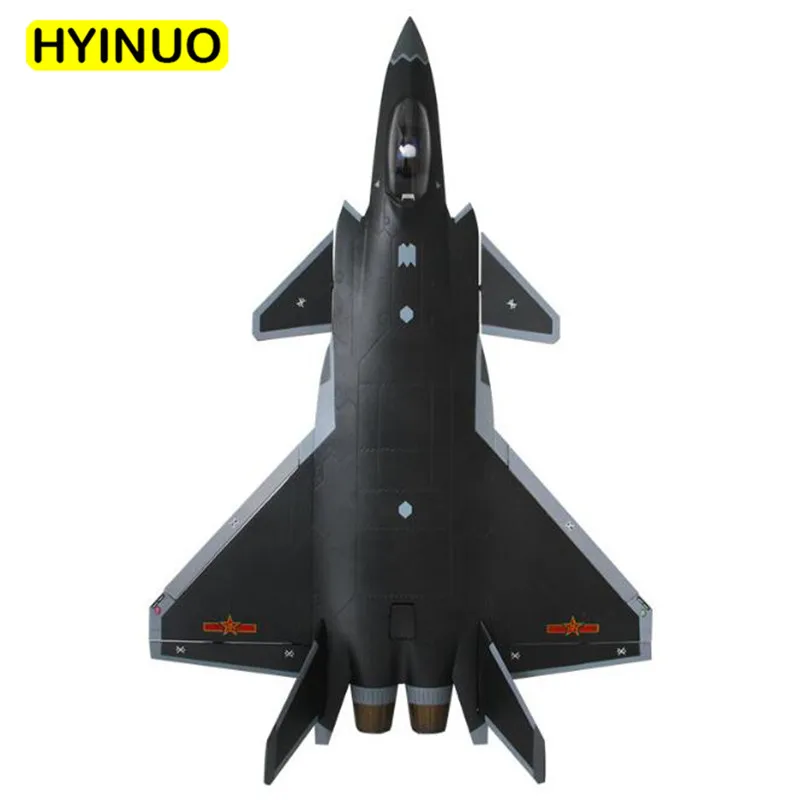 

1:48 Black Stealth Jet Alloy Fourth Generation Fighter Plane 20 J20 Static Simulation Aircraft Model Toy Static MEMORIAL Model