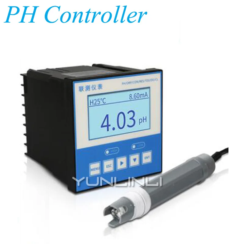 

Industrial PH Controller On-line PH Meter Tester Sensor Probe ORP Detector Sewage Acidity Meter SIN-PH160