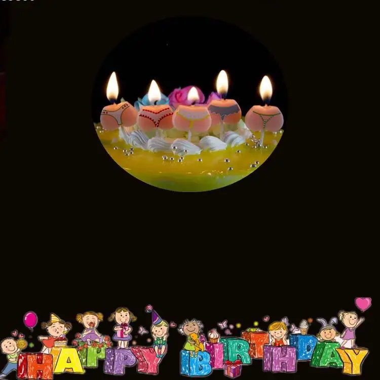 1 комплект мультфильм свечи для торта ко дню рождения chic Бикини с украшениями