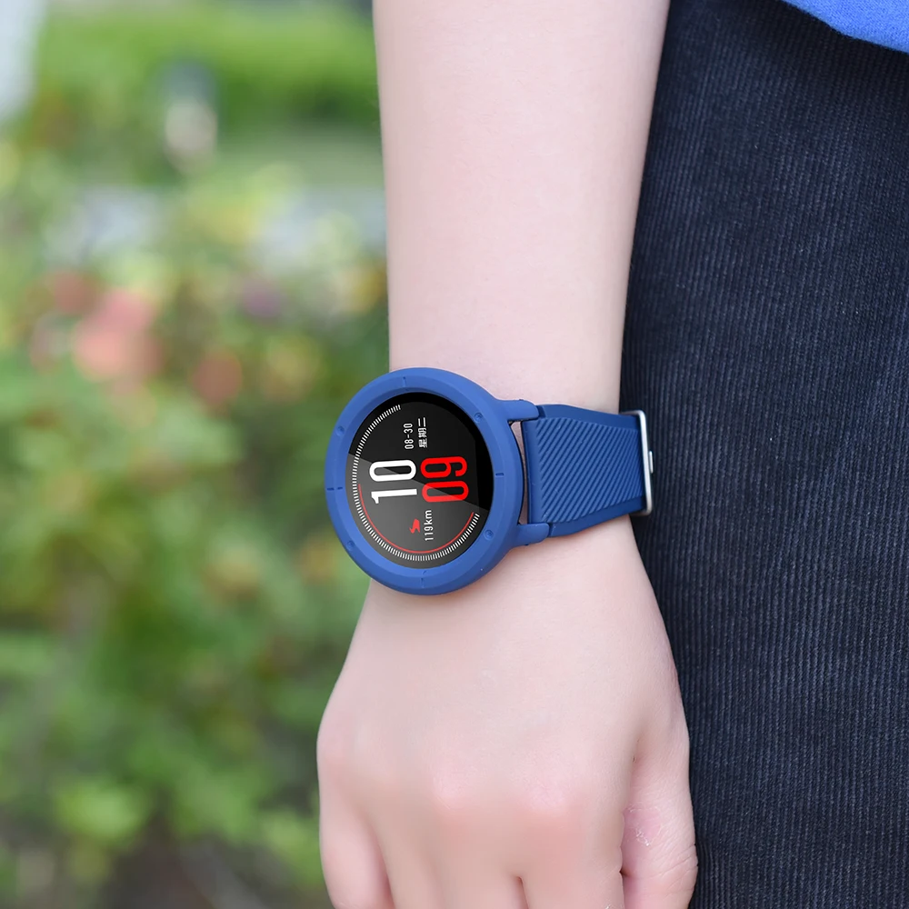 SIKAI патент защитный из твердого пластика чехол для Xiaomi часы huami AMAZFIT Pace спортивные