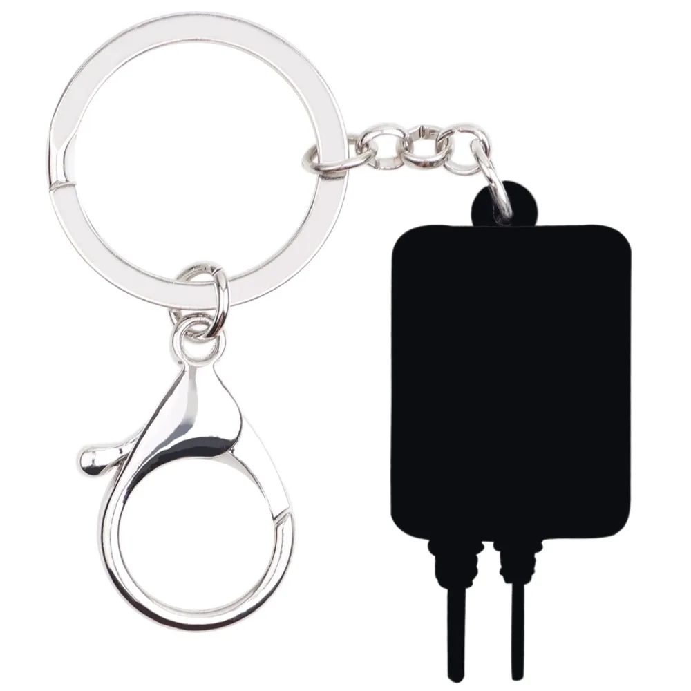 WEVENI Хэллоуин уникальные брелки в виде кровяной плазмы брелоки кольца держатели