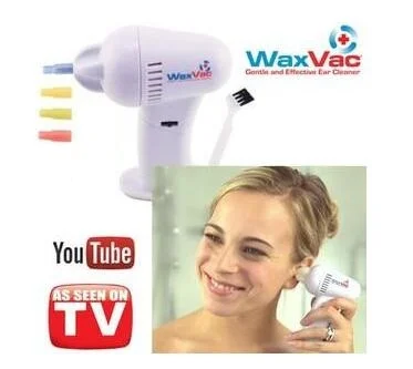 Вакуумная система для чистки ушей WAXVAC 5 шт./лот как видно по телевизору инструмент