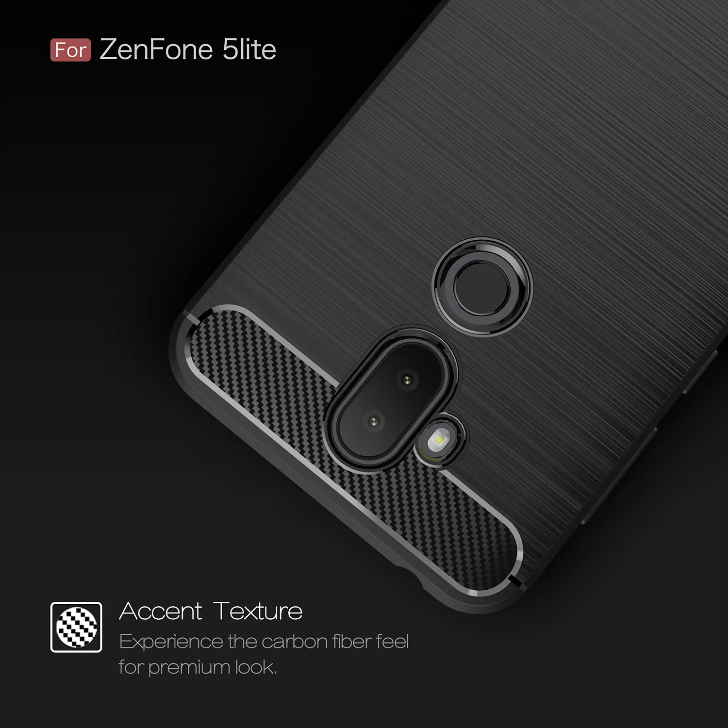 Чехол для телефона Wolfsay Asus Zenfone 5 Lite ZC600KL противоударный мягкий резиновый