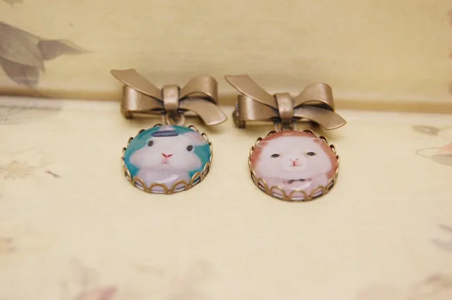 Милый кролик Зайка брошь с альпакой Шпильки Модные броши в форме животных лучшие