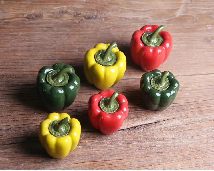 Керамические Чили Capsicum форма банки для чая, банки с крышкой. банка для печенья сушеные фруктовые банки
