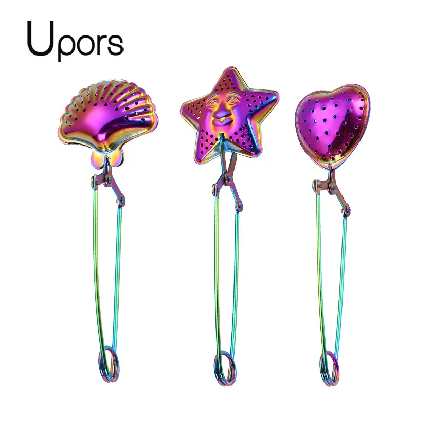

Upors Tea Strainer Stainless Steel Tea Filter Infuser Diffuser Loose Leaf Tea Bag Ball Filter Teabags Herbal Green Tea Infuser