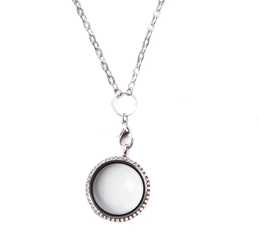 1 шт. живой медальон с памятью фото плавающие кулон хрустальное ожерелье