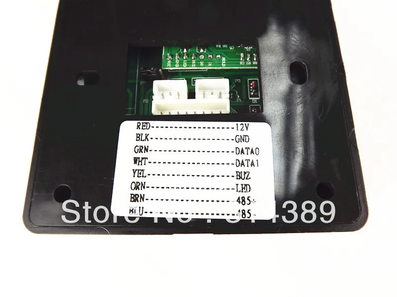 

New 13.56Mhz MF1 compatible wiegand26 12V LCD display pincode keypad KO Knock out box reader