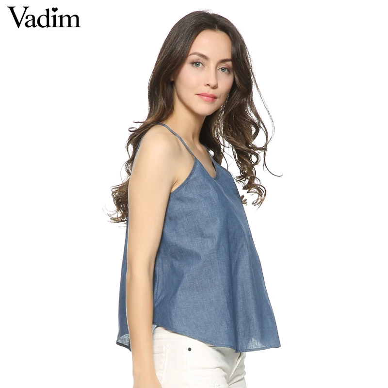 WT104 женская блузка винтажная без рукавов | Женская одежда