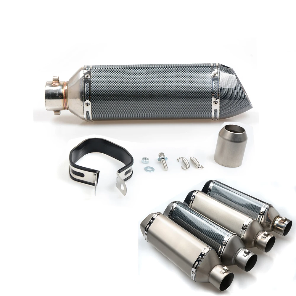 Универсальная выхлопная труба мотоцикла 38 51 мм Модифицированная глушителя для