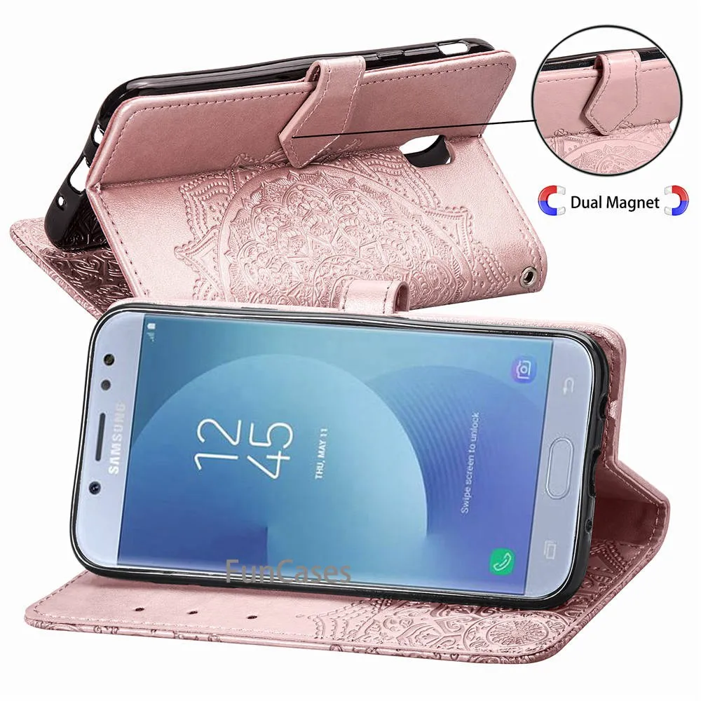 Чехол для samsung Galaxy J3 2017 кошелек чехол телефона из искусственной кожи J330F J330 SM