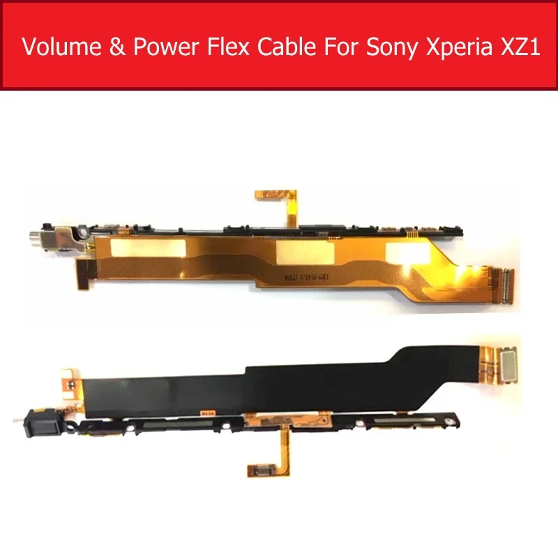 Гибкий кабель питания и громкости для sony Xperia XA1/XA1 Plus/XA1 Ultra/XZ1/XZ1 Compact основная Боковая кнопка переключения клавиш гибкий ленточный ремонт