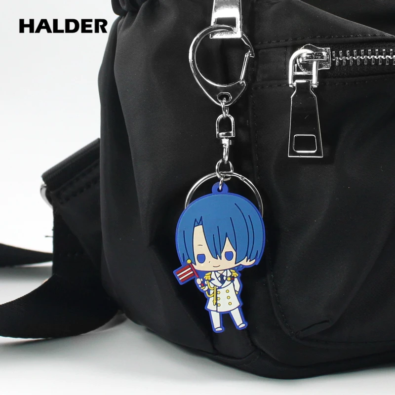 Аниме halder Uta no Prince Sama Aijima Cecil Ittoki Shinomiya Ren цифры кулон мягкий ПВХ Брелоки держатель ключей автомобильные брелоки для сумки