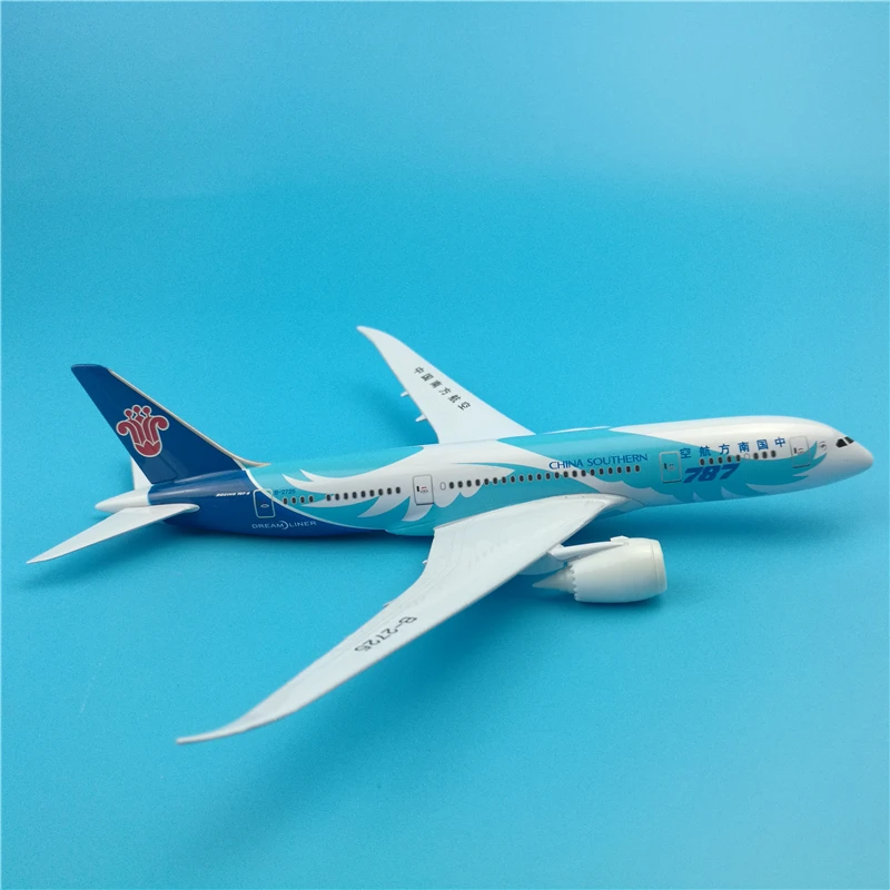 20 см B787 China South Airlines модель самолета из сплава Боинг 787 металлический самолет