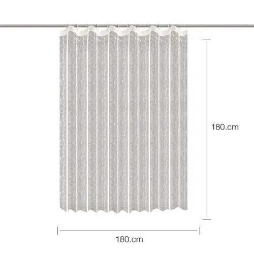 

EVA 3D Thickened Shower Curtain Moldproof Waterproof Household Bathroom Curtain With Hooks 3 Colors 180X180 SC005