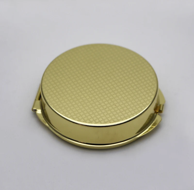 Золото компактное зеркало с 3 отделения внутри порошок сумки | Красота и здоровье