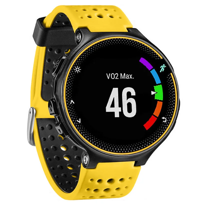 Мягкий силиконовый спортивный ремешок для смарт-часов сменный Garmin Forerunner 235 80619 |