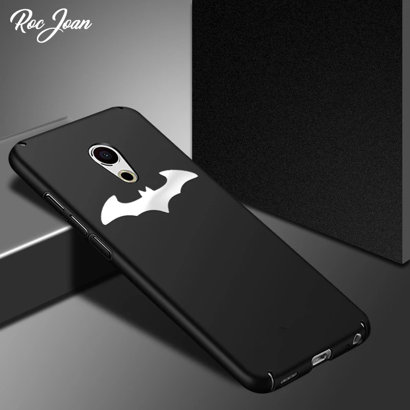 3D Silver Batman PC Case For Meizu 16 Plus Pro 16X 16S 16XS 15 7 X8 MX6 Meilan Note 9 8 M3S E2 Metal Matte Feel In Fitted |