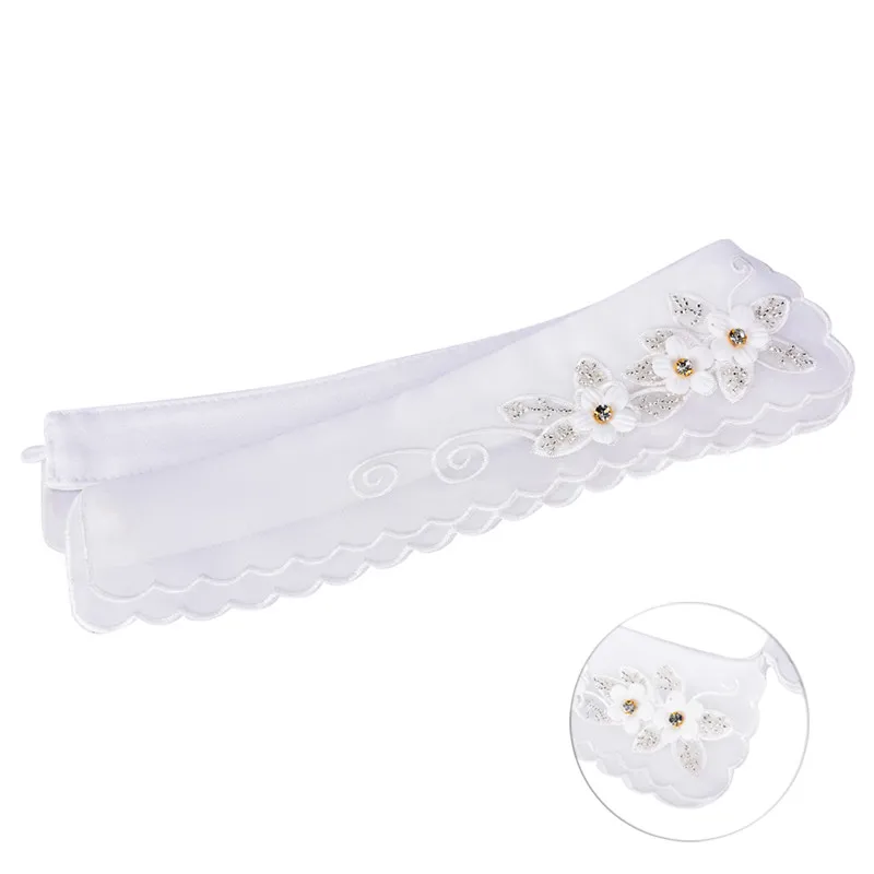 Lace Beaded Flower Necklace Choker All-Match Detachable Lapel False Collar Shirt Fake White Women Necklaces |