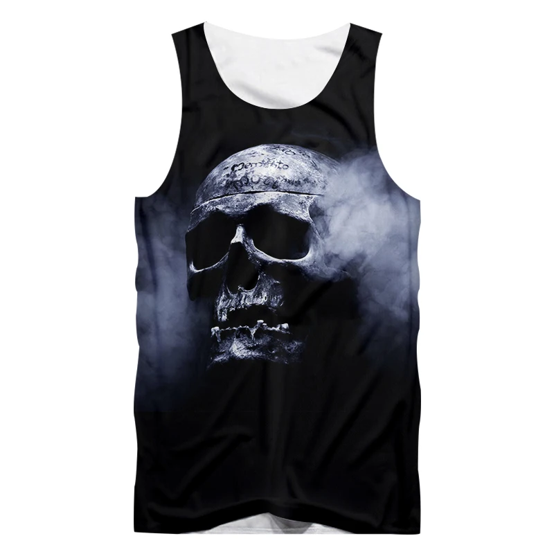 Мужская майка UJWI в стиле хип-хоп таинственный дым женская футболка с 3D принтом