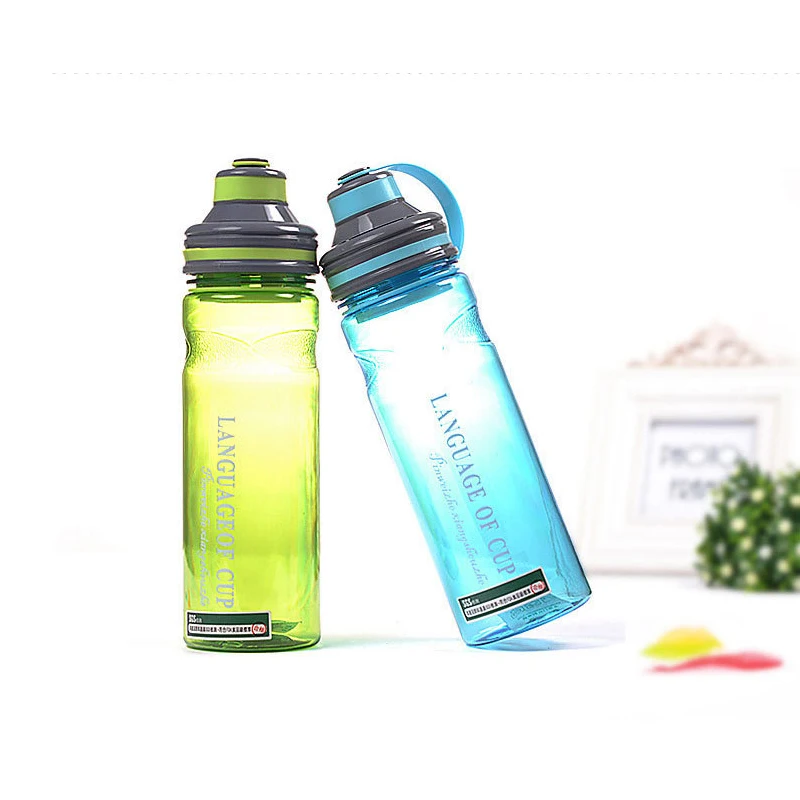 Пуэр Чай + Пластик Спорт Бутылку Воды С Фильтром Палец Сцепление Знаки