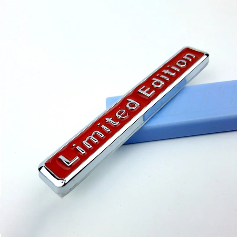 3D хромированный металлический значок ограниченной серии автомобильный Стайлинг