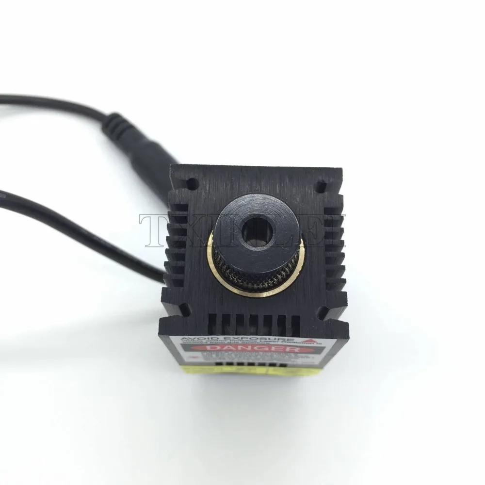 2500 мвт 2 5 Вт синий светильник детали лазерного модуля с держателем радиатор для