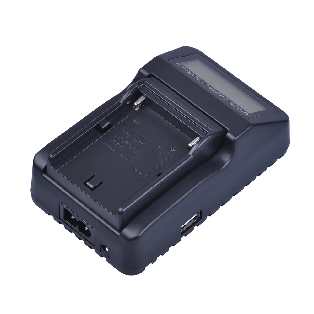 1 шт. NP-FM50 NP FM50 запасная литий-ионная батарея + LCD быстрое зарядное устройство для