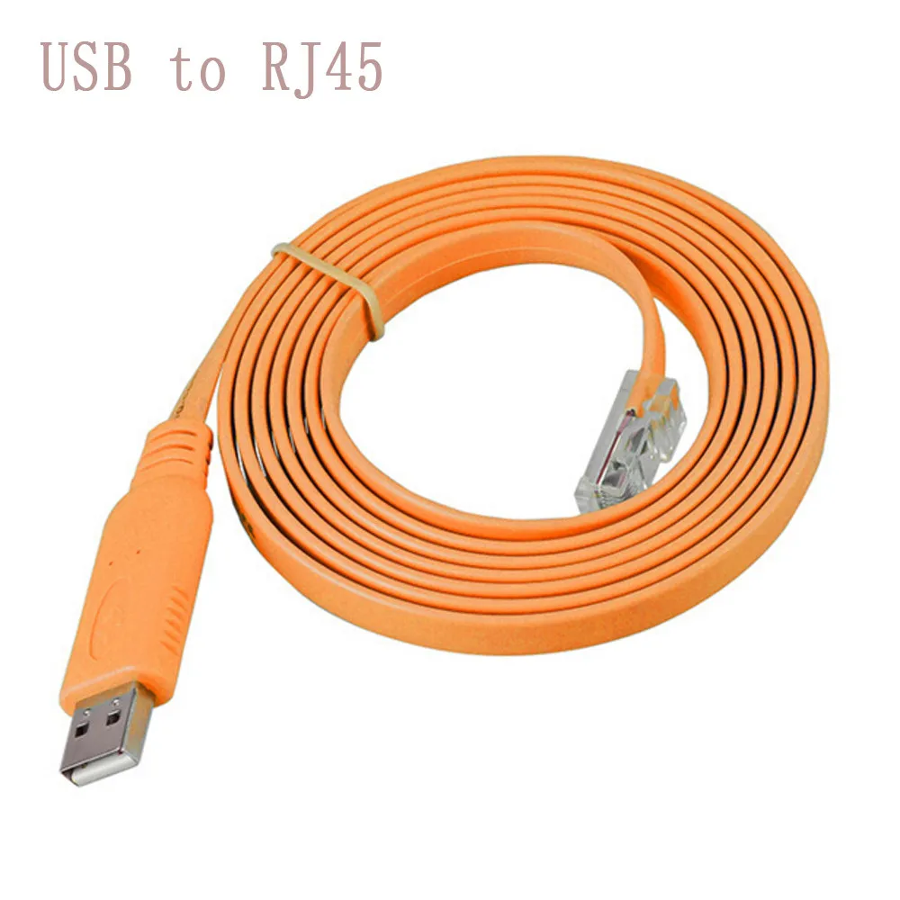 1,8 м USB к RJ45 Cisco маршрутизатор консоль 6 футов 1,8 м кабель с FTDI чип для чипа конвертер USB консольный кабель