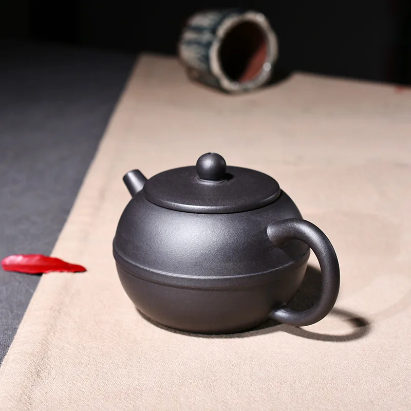 Yixing фиолетовый глиняный горшок настоящий чистый ручной необработанный руда