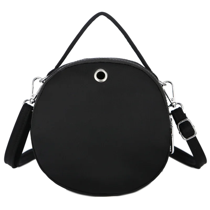 Маленькая женская сумка через плечо однотонная Водонепроницаемая с вышивкой