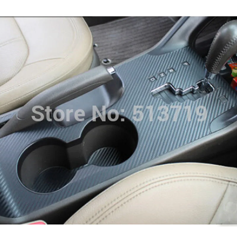Dongzhen 1pcs Auto Gear 3D Carbon Fiber Vinyl Stickers Car Interior Accessories For HYUNDAI Ix35 Decoration | Автомобили и