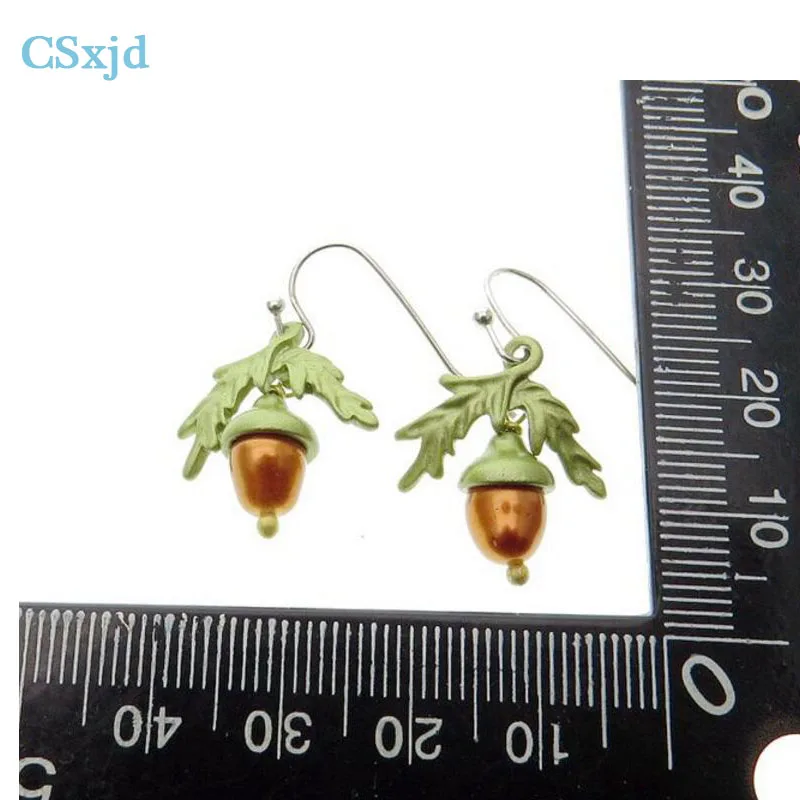 Женские серьги CSxjd из натурального дуба с жемчугом | Украшения и аксессуары