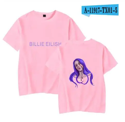 Billie eilish мужские Футболки Уличная футболка в стиле хип-хоп Homme летние мужские футболки с коротким рукавом мужские футболки camisetas hombre