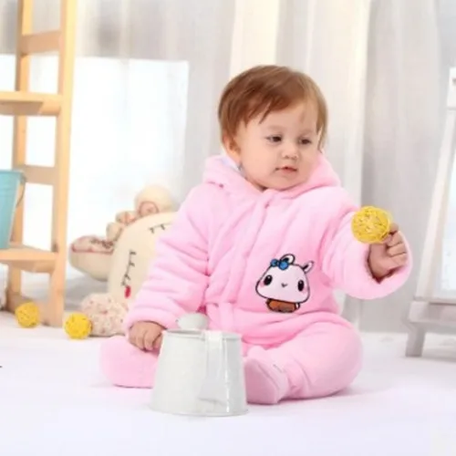 Новые детские Зимняя одежда хлопка-ватник толстые новорожденных для маленьких