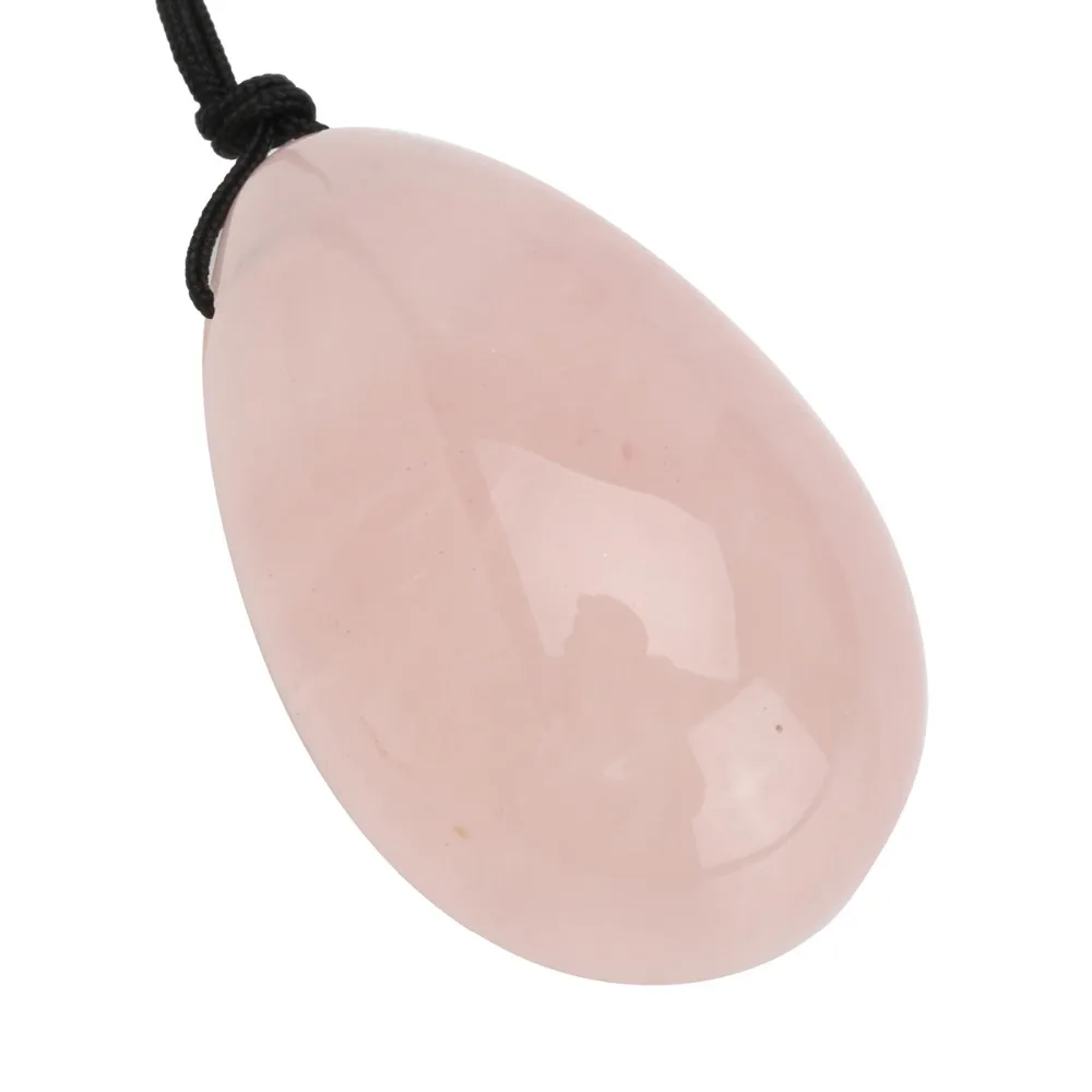 Роза просверленные вагинальные яйца нефрит для женщин вагинальный Кегель