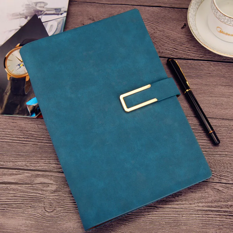 Портативный А5 блокнот из искусственной кожи офисный записная книжка для