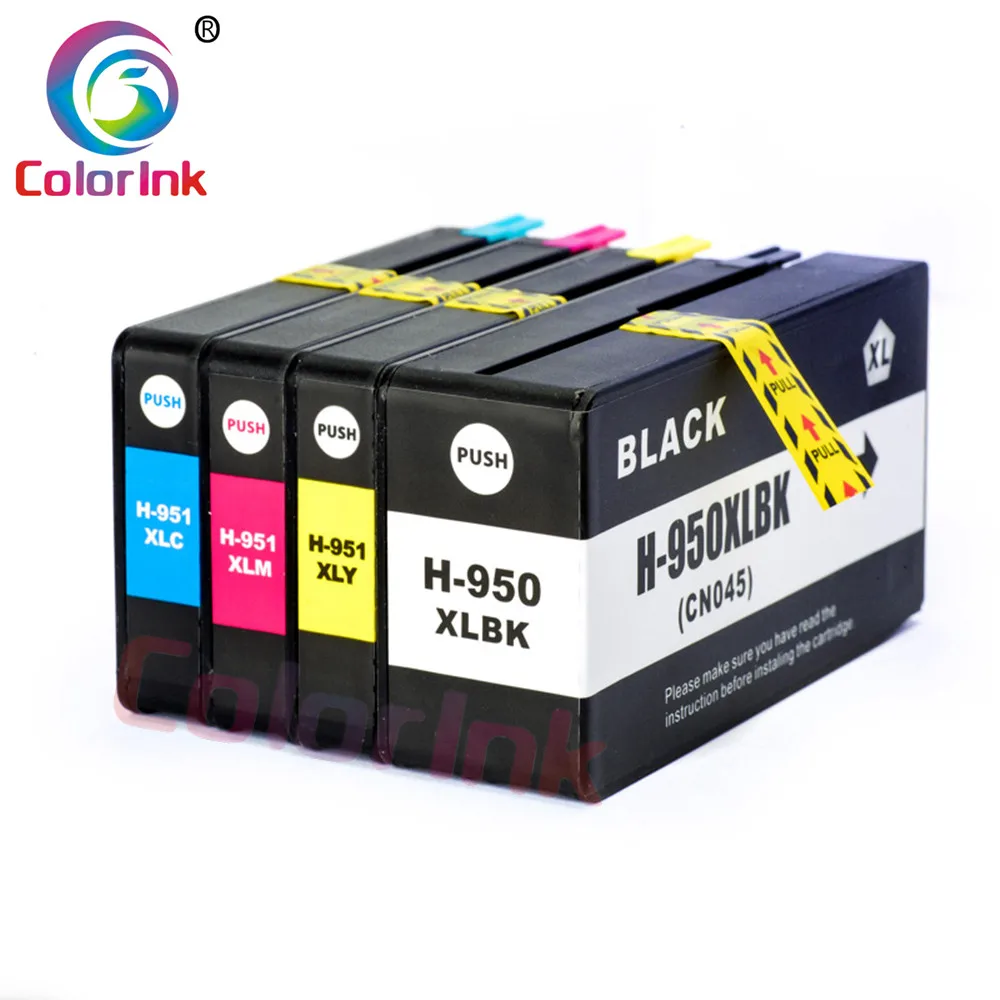Чернильные картриджи ColorInk для принтера HP 950XL 951XL 950 951 Officejet Pro 8100 8600 8610 8615 8620 251dw